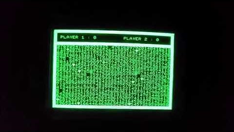 Numbertron WIP for the Sharp MZ-80A