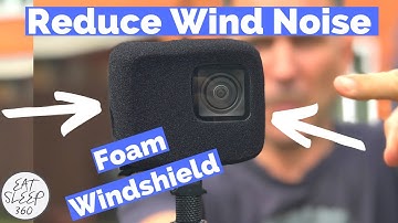 Reduce Wind Noise on the insta360 ONE R 4K mod with this foam windshield