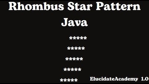 StarPattern10: Program to Print Rhombus Star Pattern in Java. Print Rhombus Star Pattern in Java.