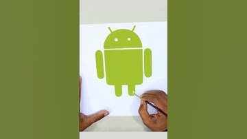 How to draw the Android logo #Shorts