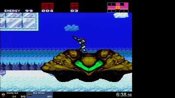 Super Metroid Wet-Winter Any% speedrun in 6:39