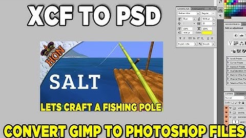 Convert Gimp To Photoshop Xcf to Psd