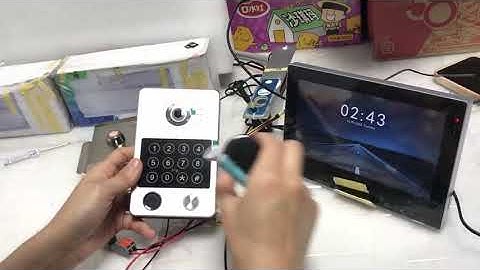 2024 New  tuya Video intercom door phone 94218-B adding password fingerprint card