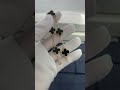 Custom Made Van Cleef Arpels Vintage Alhambra Bracelet 18K Yellow Gold Onyx Stone