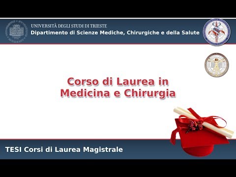 Sessione di Tesi di Laurea in Medicina e Chirurgia 25/07/2019 (pomeriggio)
