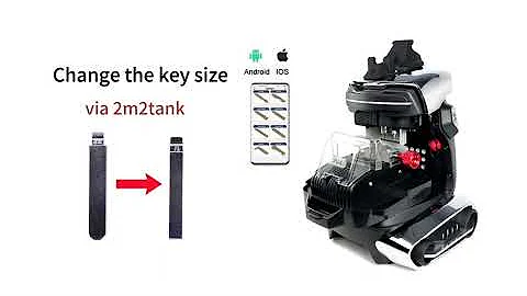 2M2 Tank Pro Modify key blank size (cut to reduce key size)
