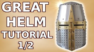 How to make a medieval Great helmet (part 1/2) by Garage Knight 60,723 views 5 years ago 8 minutes, 10 seconds