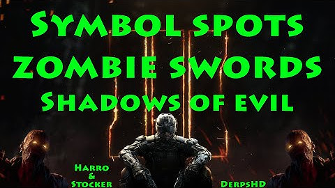 CoD BO3 | Symbol Locations For Zombie Sword Room | Shadows Of Evil