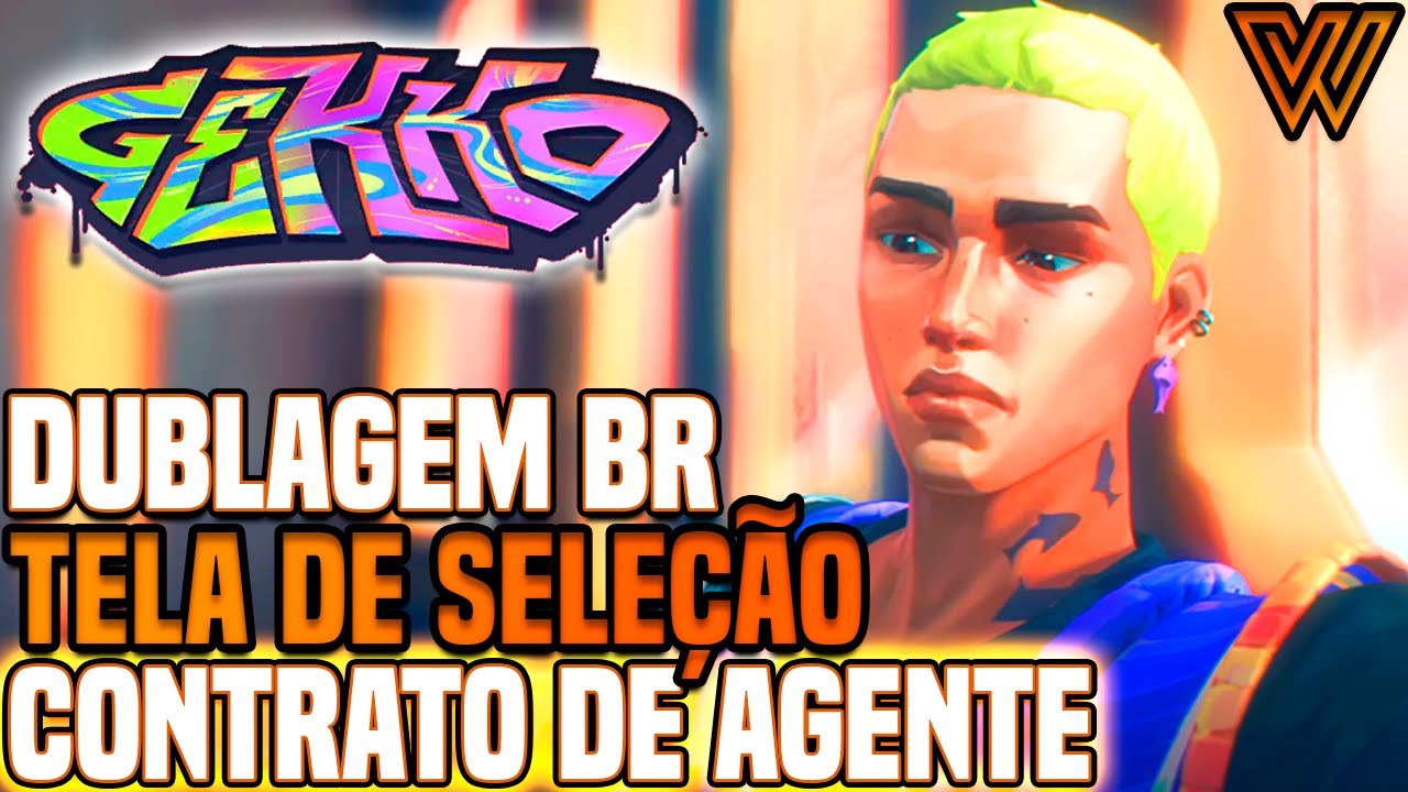 GEKKO TODAS as FALAS DUBLADAS em PTBR do Agente, CONTRATO & Tela de Seleção / Escolha YouTube
