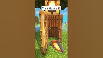 Minecraft Tree House🏠 #shorts
