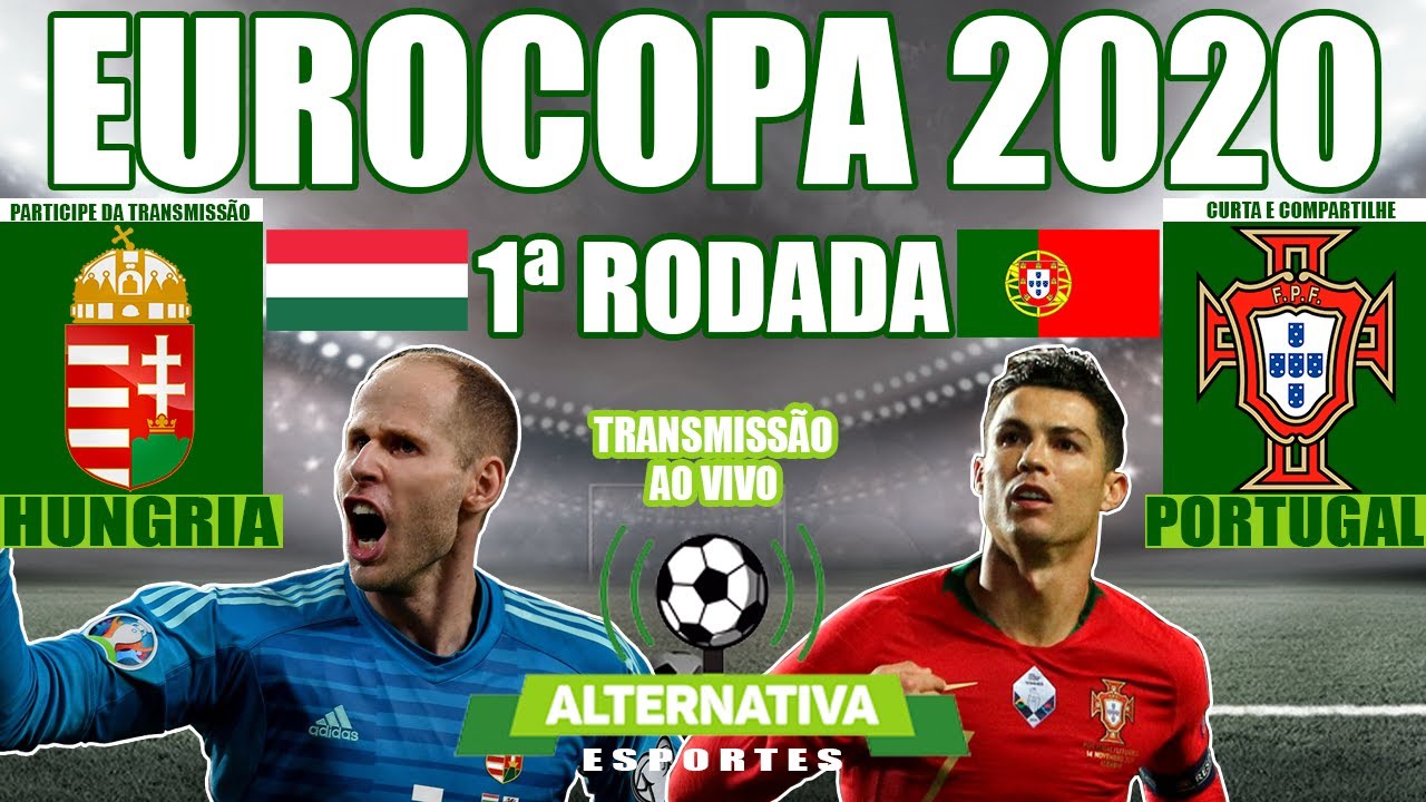 Hungria x Portugal - Eurocopa 2020 (Narração Ao Vivo) 