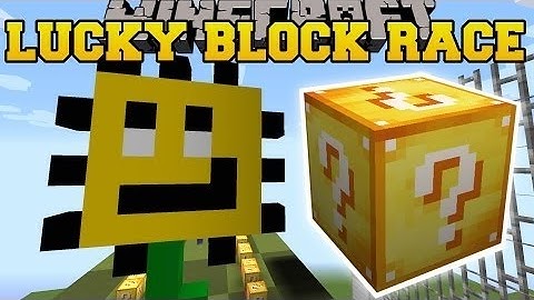 US Minecraft | PLANTS VS ZOMBIES LUCKY BLOCK RACE - Lucky Block Mod - Modded Mini Game