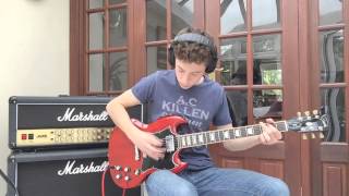 AC DC Guitar Cover, You shook me all night long