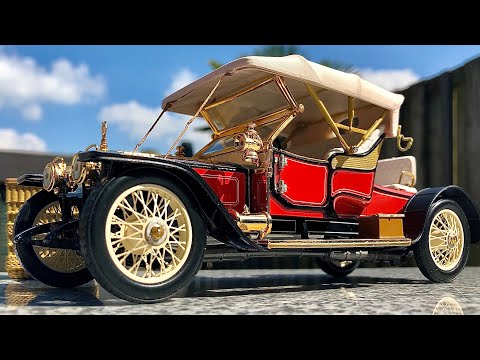 1910-rolls-royce-silver-ghost-'balloon-roadster'---franklin-mint-1:24