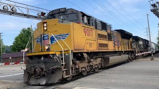 Very Loud K5LLA on UP 9017 Leading an NS 121