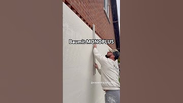 Baumit MonoPlus Monocouche Render Scraped texture #mrsmoothplastering #baumit #shrewsbury