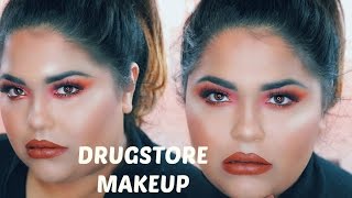 DRUGSTORE MAKEUP TUTORIAL| COPPER PEACHY SHADES| GLAMBYRUNA