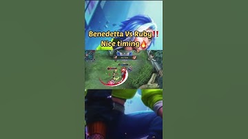 Benedetta Vs Ruby‼️ Nice Timing🔥 #shorts