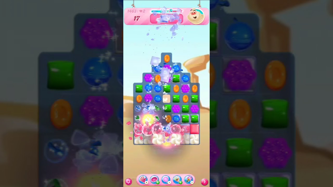 Candy crush saga level 1461 to 1465 