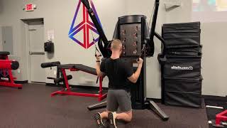 Iso hold lat pulldown