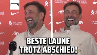 Klopp lacht sich über seine eigene Antwort kaputt 😂 | FC Liverpool