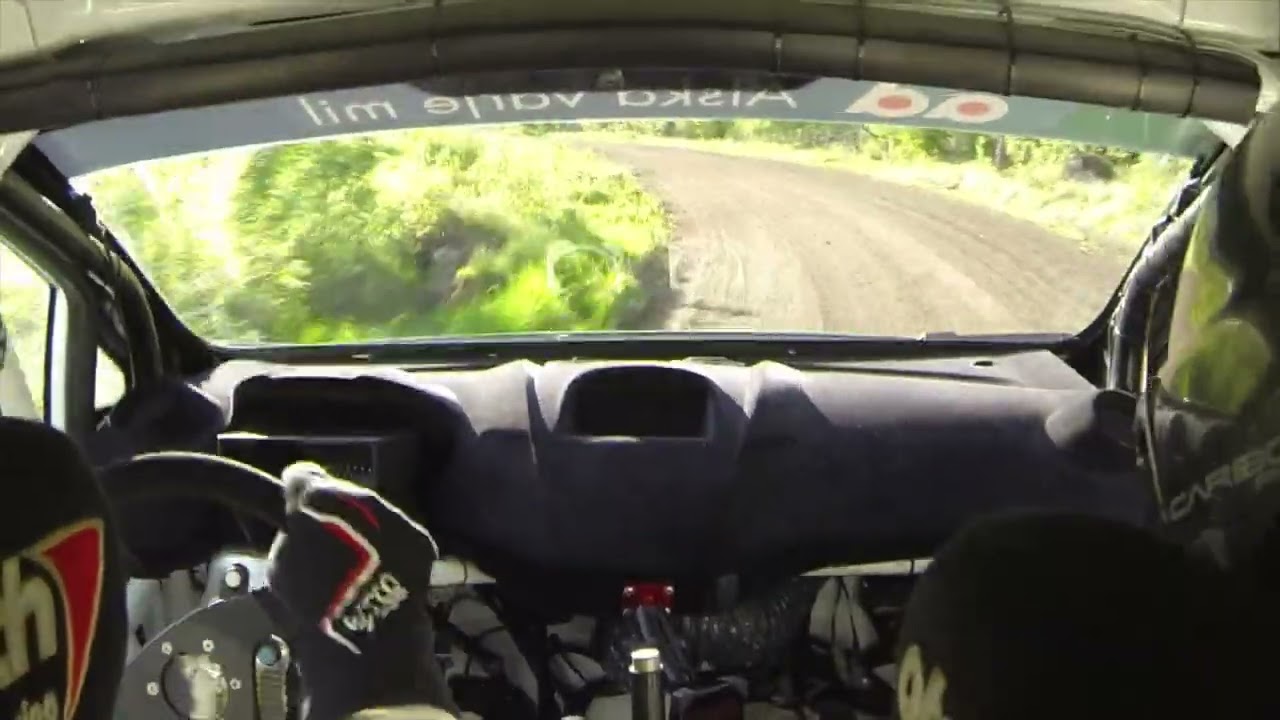 InCar South Swedish Rally 2022 SS1 - Christoffer Jacobsson