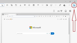 how to remove microsoft edge's new bing toolbar icon