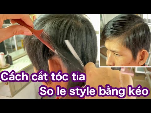 Video Cách Cắt Tóc Tỉa Style So Le, Bằng Kéo. Chia Sẻ Hớt... - youtube