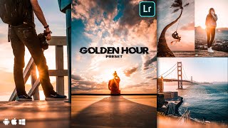 GOLDEN HOUR preset - Lightroom presets | how to edit golden hour photos | sunset presets screenshot 3