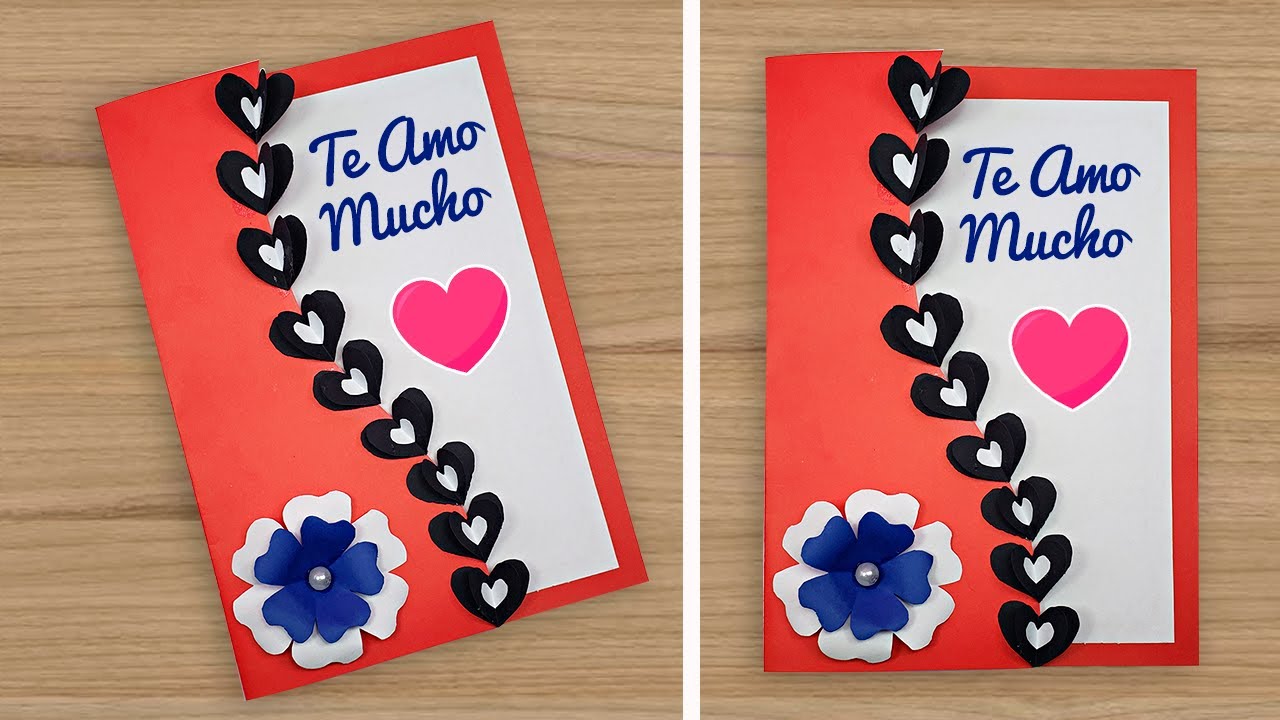 Tarjeta Corazones Para San Valentín Tarjeta Para El 14 De Febrero