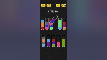 Water sort puzzle level 1996