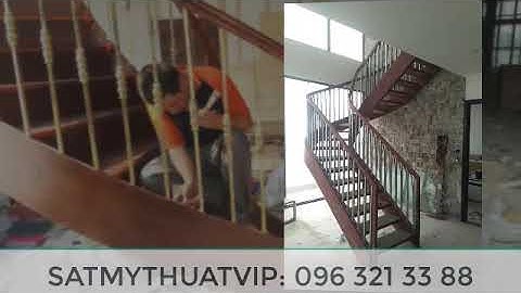 Thi công cầu thang xương cá tại Nguyên Hồng Hà Nội