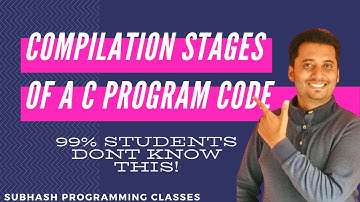 Compilation Stages of a C Program code | C Programming Tutorial