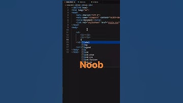 HTML Noob 🥸 vs Pro 😎 #webdevelopment #emmets