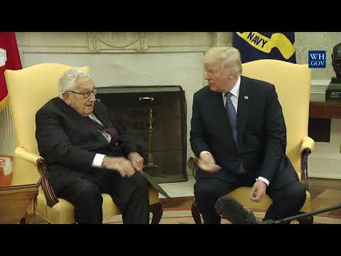 President Trump Meets with Dr. Henry Kissinger
