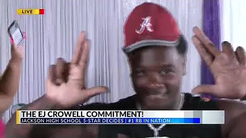 Jackson High 5-star EJ Crowell commits to football team