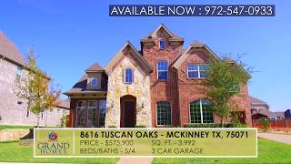 Grand homes - 8616 tuscan oaks mckinney tx, 75071 available now