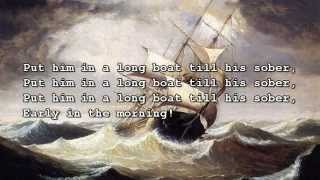 Video thumbnail of "Irish Rovers - Drunken Sailor with lyrics"