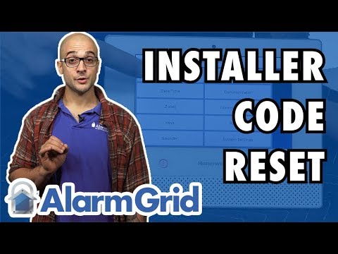 Reset the Lyric Alarm System's Installer Code