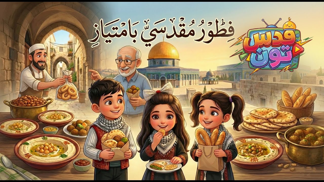 الحلقة الثالثة من مسلسل قدس:  فطور مقدسي بإمتيار🔥🥨