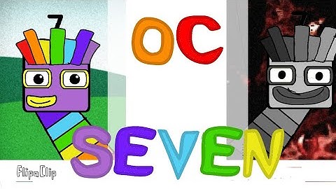 My Sprunki OC: SEVEN From (Numberblock @Numberblocks)