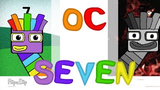 My Sprunki Oc Seven From Numberblock