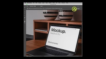 Laptop Screen Mockup in Photoshop #shorts #photoshop
