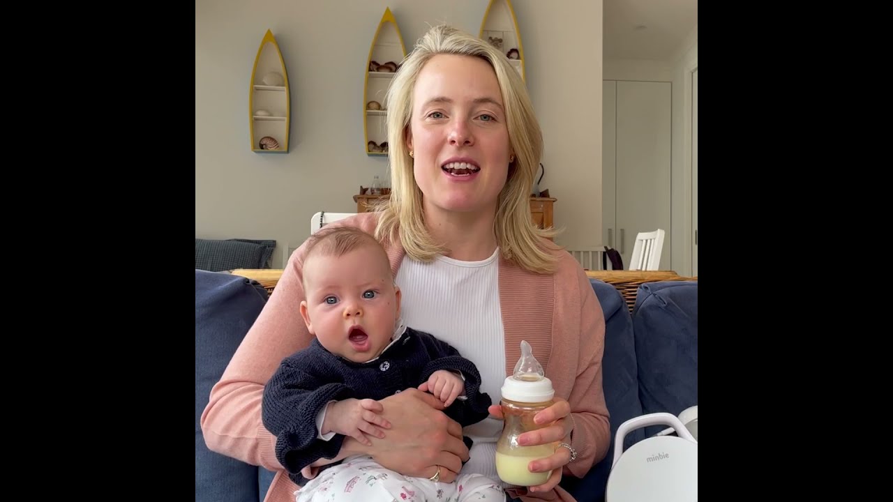 Minbie Baby Bottle & Breast Pump With New Mum