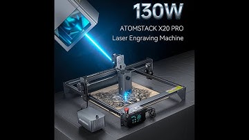 Atomstack X20 Pro 130W Quad-Laser Engraving and Cutting Machine Built-in Air Assist System 20W High