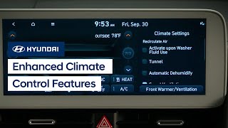 Enhanced Climate Control Settings | Hyundai Profile