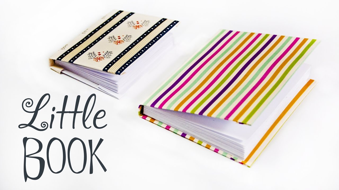 How to make a paper little book | DIY Paper Book | Paper Notebook! Mini