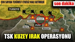 TSK´DAN IRAKIN KUZEYİNDE AVAŞİN KARTALTEPE BÖLGESİNE OPERASYON