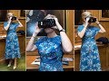 Sophie Wessex Donned a Patterned Blue Tea Dress as She Trials the Gadgets at Charity Orbis UK