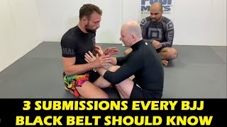 3 Submissions Every BJJ Black Belt Should Know by Craig Jones, Bernardo Faria & John Danaher